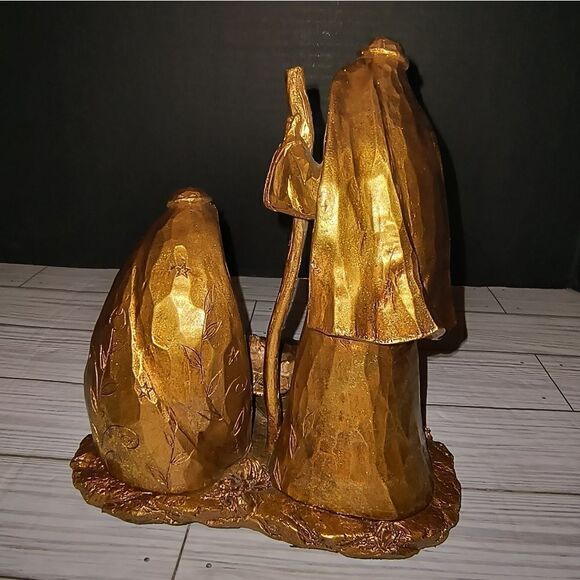 Vintage Birth Of Jesus Joseph Mary Holiday Figurine Nativity Christmas Home Deco - Picture 5 of 10